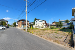 真岡市さくら、土地の画像です