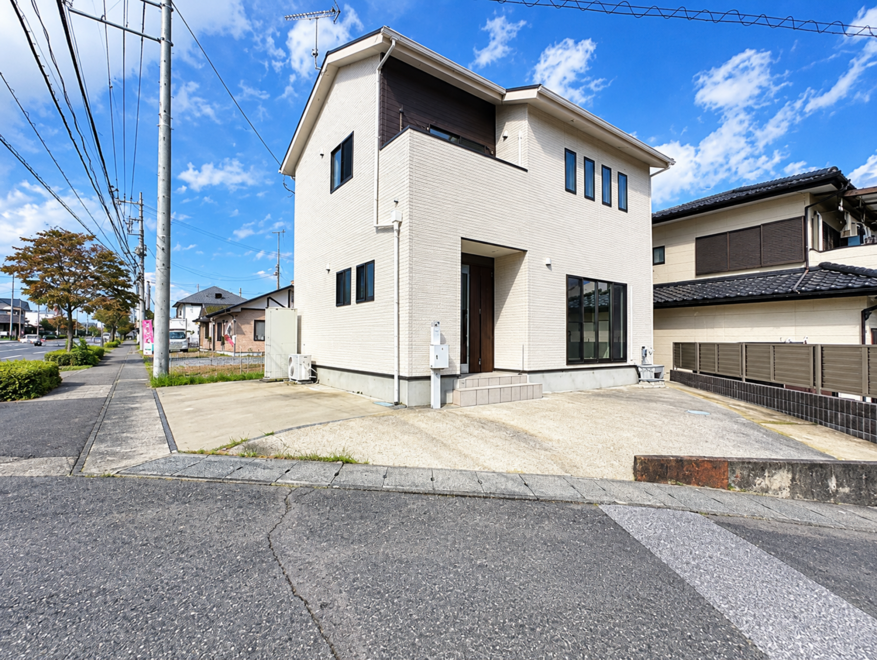真岡市寺久保、中古一戸建ての外観画像です