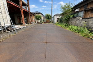 真岡市久下田、土地の画像です