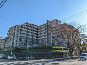 真岡市大谷台町、マンションの外観画像です