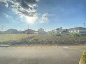 真岡市上大沼、土地の画像です