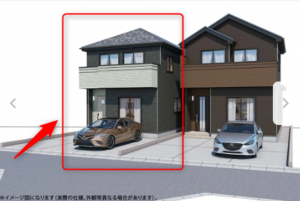 仙台市若林区遠見塚、新築一戸建ての画像です