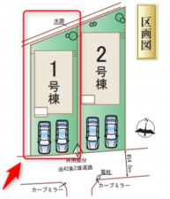 仙台市若林区遠見塚、新築一戸建ての画像です