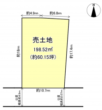 仙台市泉区、土地の間取り画像です