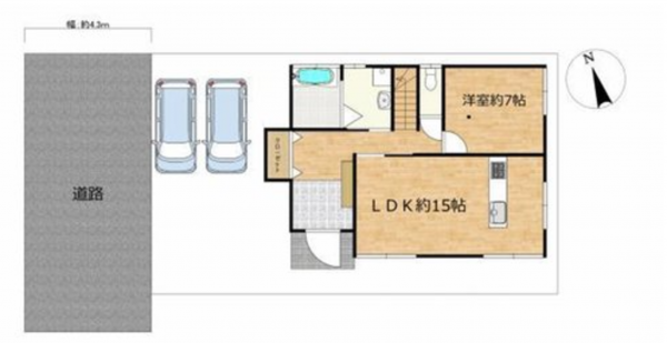 仙台市若林区南小泉、中古一戸建ての画像です