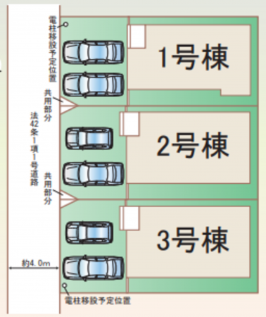 仙台市若林区中倉、新築一戸建ての画像です