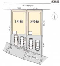 仙台市若林区沖野、新築一戸建ての画像です