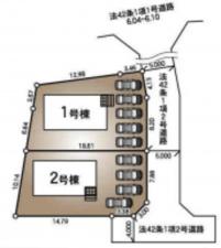 仙台市若林区今泉、新築一戸建ての画像です