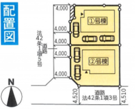 仙台市若林区沖野、新築一戸建ての画像です