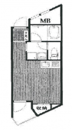 仙台市若林区新寺、収益物件/マンションの間取り画像です