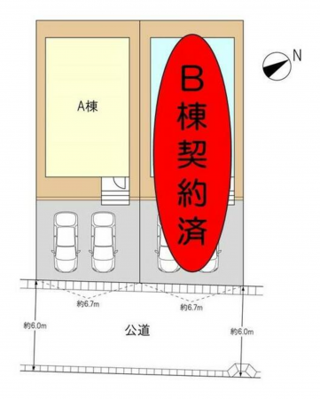 仙台市若林区荒井、新築一戸建ての画像です