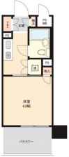 仙台市若林区大和町、収益物件/マンションの間取り画像です