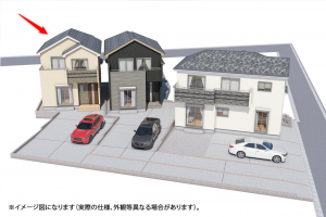 仙台市若林区遠見塚、新築一戸建ての画像です