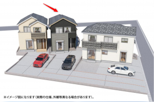 仙台市若林区遠見塚、新築一戸建ての画像です