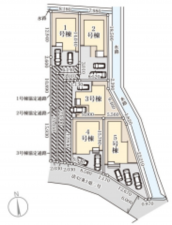 仙台市若林区上飯田、新築一戸建ての画像です
