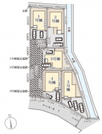 仙台市若林区上飯田、新築一戸建ての画像です