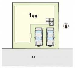 仙台市若林区かすみ町、新築一戸建ての画像です