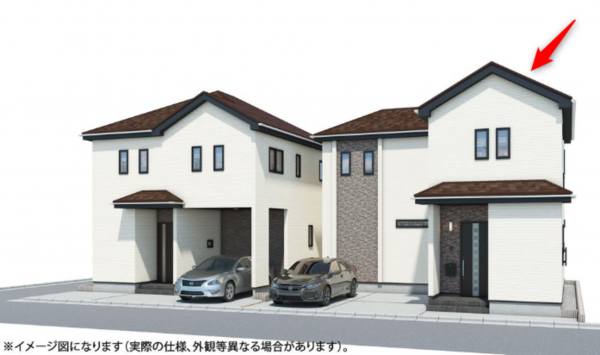 仙台市若林区堰場、新築一戸建ての画像です
