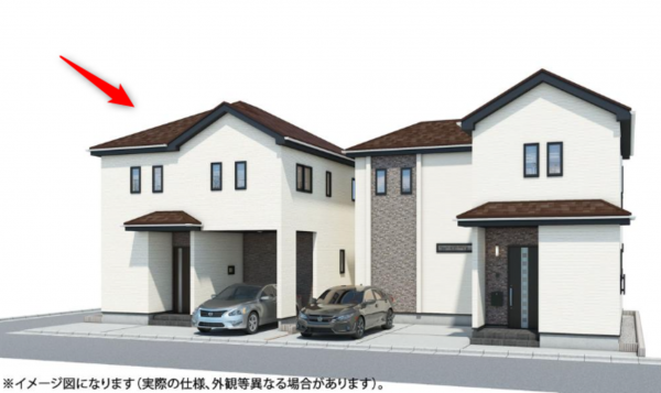 仙台市若林区堰場、新築一戸建ての画像です