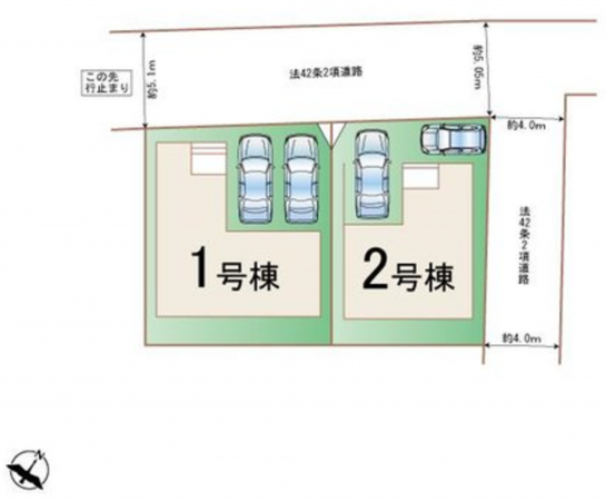 仙台市若林区堰場、新築一戸建ての画像です