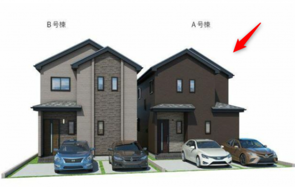仙台市若林区二軒茶屋、新築一戸建ての画像です