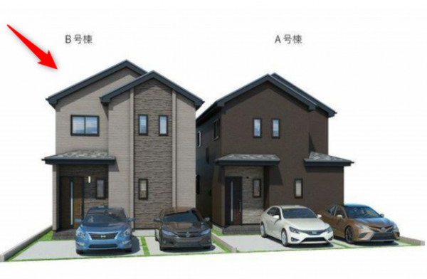 仙台市若林区二軒茶屋、新築一戸建ての画像です