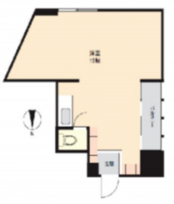 仙台市若林区新寺、収益物件/店舗付住宅の間取り画像です