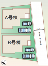 仙台市若林区上飯田、新築一戸建ての画像です