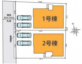 仙台市若林区南小泉、新築一戸建ての画像です