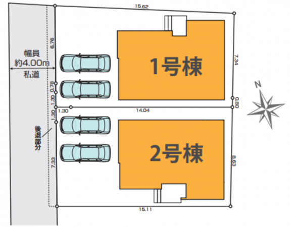 仙台市若林区南小泉、新築一戸建ての画像です