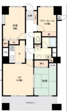 仙台市若林区大和町、収益物件/マンションの間取り画像です
