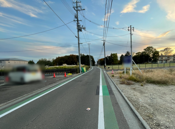 仙台市若林区木ノ下、土地の画像です