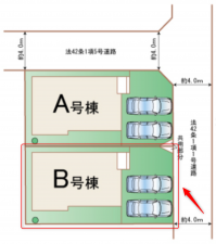 仙台市若林区霞目、新築一戸建ての画像です