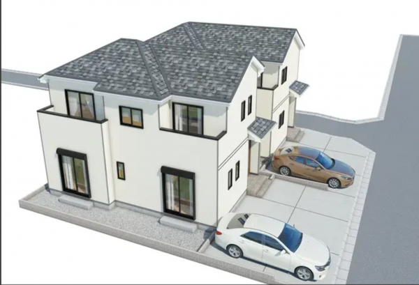 仙台市若林区霞目、新築一戸建ての画像です