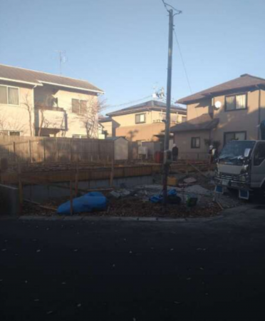 仙台市若林区上飯田、新築一戸建ての画像です