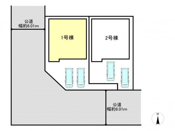 仙台市若林区上飯田、新築一戸建ての画像です