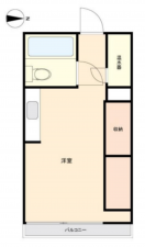 仙台市若林区土樋、マンションの間取り画像です