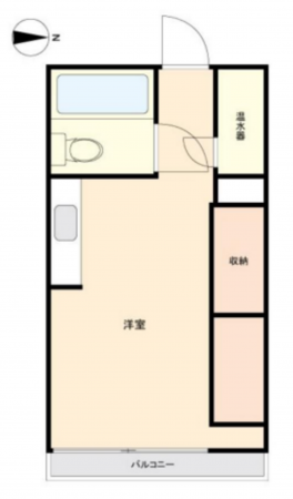 仙台市若林区土樋、マンションの間取り画像です