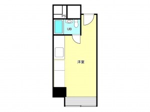 仙台市若林区土樋、収益物件/マンションの間取り画像です