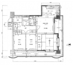 仙台市若林区荒町、収益物件/マンションの間取り画像です