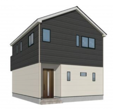 仙台市若林区かすみ町、新築一戸建ての画像です