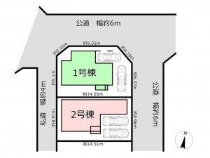 仙台市若林区霞目、新築一戸建ての画像です