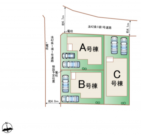 仙台市若林区文化町、新築一戸建ての画像です
