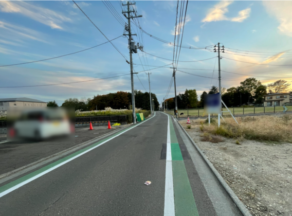 仙台市若林区木ノ下、土地の画像です