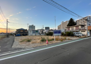 仙台市若林区木ノ下、土地の画像です