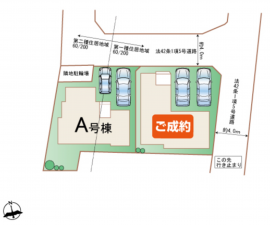 仙台市若林区大和町、新築一戸建ての画像です