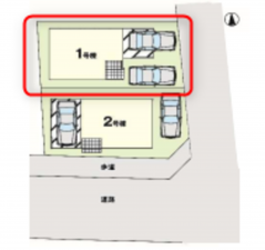 仙台市若林区白萩町、新築一戸建ての画像です
