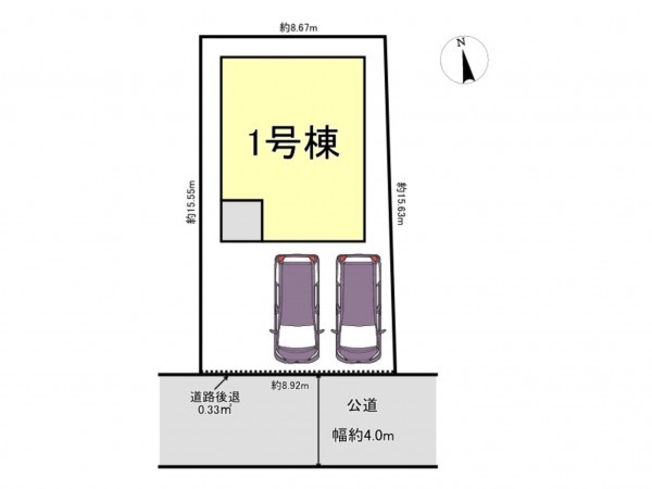仙台市若林区霞目、新築一戸建ての画像です