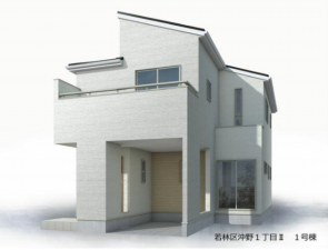 仙台市若林区沖野、新築一戸建ての画像です