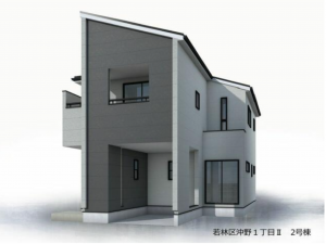 仙台市若林区沖野、新築一戸建ての画像です
